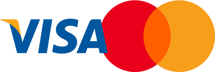 Visa and Mastercard accepted